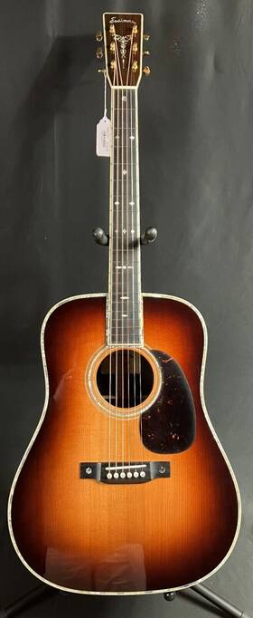 E40d-tc-sb Eastman Thermo-cure Dreadnought Acoustic Guitar Sunburst With Case