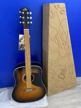06216250 Eko New 1959 Ranger 6 Brown Sunburst Acoustic Guitar Dreadnought