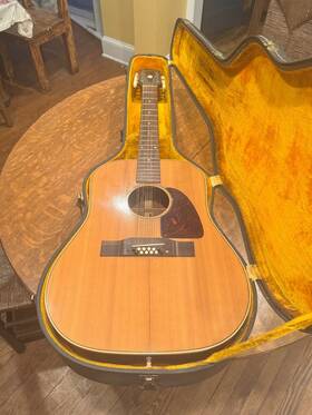 Epiphone 116146 Vintage 1960s F112 Bard 12 String Natural