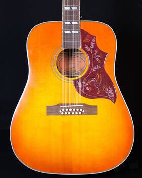 Epiphone 210000033702 Hummingbird 12-string Inspired By Gibson Solid Top Aged Cherry