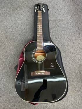 E14002039 Epiphone Aj-15e Eb Acoustic Guitar Used Good Condition With Case