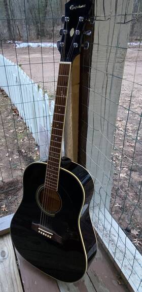 Aj-28s Epiphone Mik Vintage 1998 Solid Top U-fix