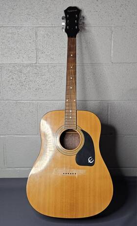Dr-90na Epiphone Dr-90 Na Acoustic Guitar Natural. For Parts