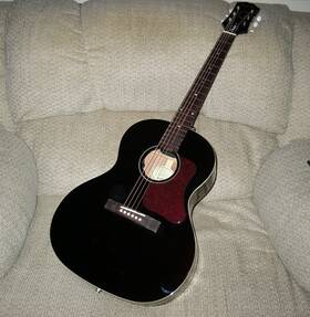 Easbkdbnh1 Epiphone Blues King Studio Black With Bone Nut And Saddle Pro Setup