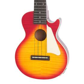 Eulphsnh1 Epiphone Les Paul Acoustic Electric Concert Ukulele - Heritage Cherry Sunburst