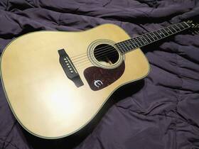 Epiphone Pr-350-sr 2001 Solid Rosewood Pre-masterbilt Clean Rare Acoustic With Pu