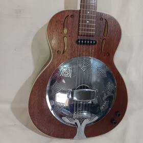 W99010013 Epiphone Resonator Ac/electric Guitar In Excellent Condition With Pickup/hard Case