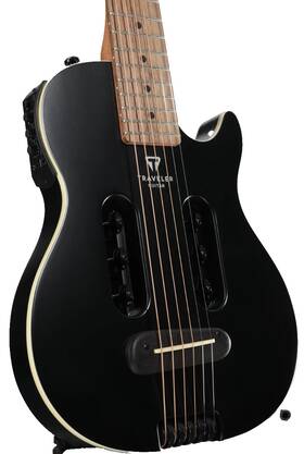 Mk3-bks Escape Mark Iii Solidbody Acoustic-electric Travel Guitar - Black