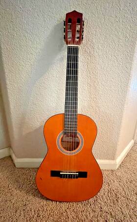 Mesw234 Estrella 34 Inch Kids Beginner Classical Acoustic Guitar 3/4 Junior Size Steel String