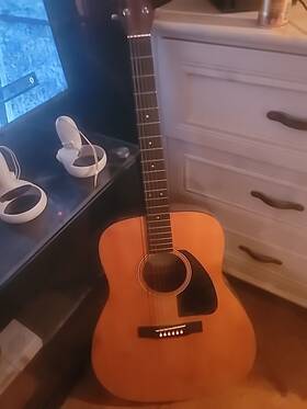 Ef-15 Eterna Acoustic Guitar Kaohsiung Yamaha Co. Ltd. Made In Taiwan 6 Strings