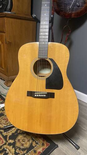 Ef-1e Eterna Dreadnought Acoustic Guitar 6-string Natural Wood Right-handed