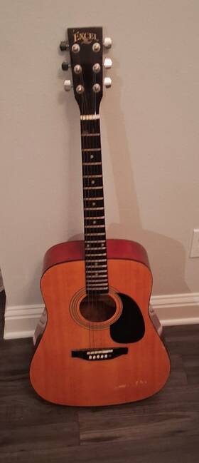 Bx90 Excel Acoustic Guitar Missing E String