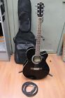 Fa-130 Fender Acoustic Electric String Guitar Gig Bag Cable