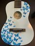 Fad0184 First Act Discovery Acoustic Guitar Blue With Butterflies