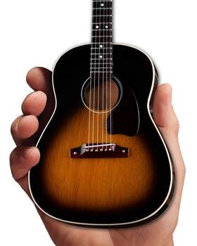 Ac-002 Fan Merch Axe Heaven Gibson J-45 Vintage Sunburst Mini Acoustic Guitar Replica Collectible