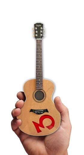 Sj-239 Fanmerch Third Eye Blind Stephan Jenkins Miniature Acoustic Guitar Model - Officially