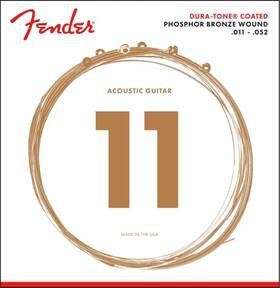 073-0860-405 Fender Genuine 860cl Phosphor Bronze Durat-tone Coated Strings 11-52
