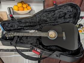 Fender 0961090006 Squier Dreadnought Acoustic Guitar - Black