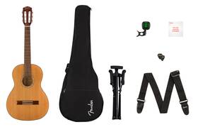 0971170521 Fender Fa-15n Nylon String 3/4 Size Classical Acoustic Guitar With Gig Bag More