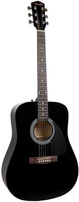 0971210506 Fender Fa-115 Dreadnought Acoustic Guitar - Black Minor Cosmetic Damage Plays
