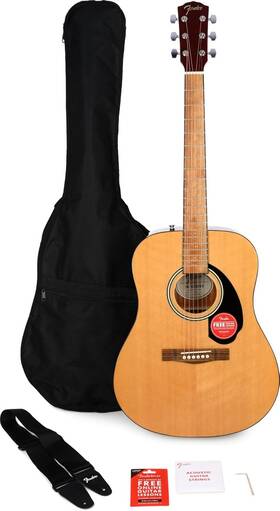 09712107211 Fender Acoustic Steel-string Guitars Right Natural Full Size