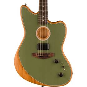 0972233176 Fender Acoustasonic Player Jazzmaster Acoustic-electric - Antique Olive
