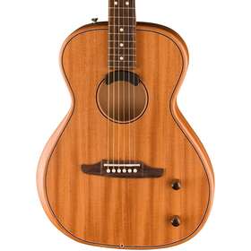 0972522122 Fender Highway Series Parlor Acoustic Electric Guitar - All-mahogany