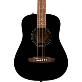 0974101106 Fender California Standard Redondo Mini Acoustic Guitar - Spruce Top Black