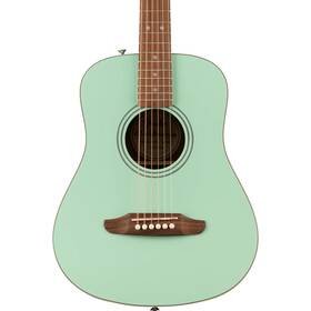 0974101157 Fender California Standard Redondo Mini Acoustic Guitar - Spruce Top Surf Green