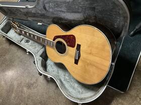 1500sx Fender Acoustic Guitar Handcrafted In Taiwan 1990 Excellent With Hardcase