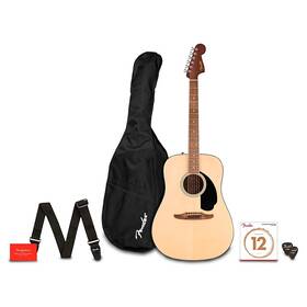 Fender 197881417147 California Standard Redondo Acoustic Guitar Pack Natural Rf