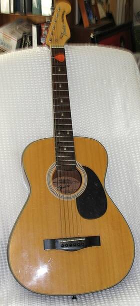 28609 Fender Vintage California No Acoustic Guitar Natural With Picks