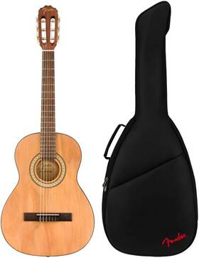 Fa-25n Fender 744110410266 3/4 Size Nylon String Acoustic Guitar Perfect Beginner For