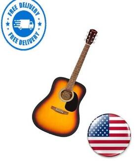 Fa-25 Fender 744759540577 Dreadnought Acoustic Guitar Beginner With 1-year Warranty