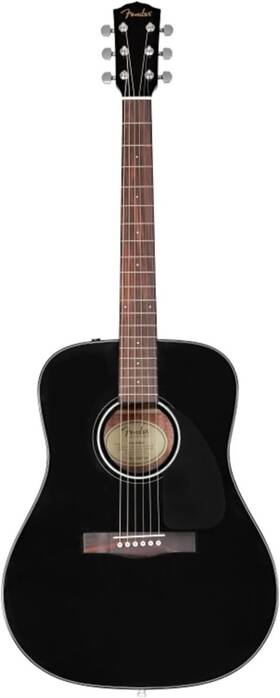 970110206 Fender Acoustic Guitar With 2-year Warranty Cd-60 Dreadnought V3 Classic Desig
