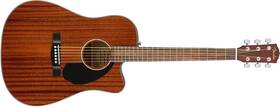 970113022 Fender Cd-60sce Dreadnought Acoustic Guitar - All Mahogany