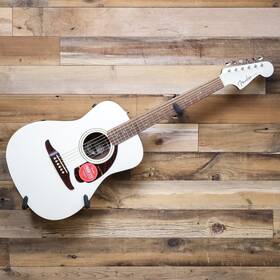 970722505 Fender Malibu Player Acoustic-electric Guitar Olympic White U258519