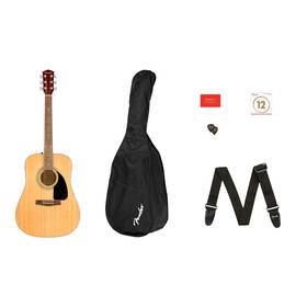 971210721 Fender Mint Fa-115 Dreadnought Acoustic Guitar Pack Natural Walnut Fingerboard