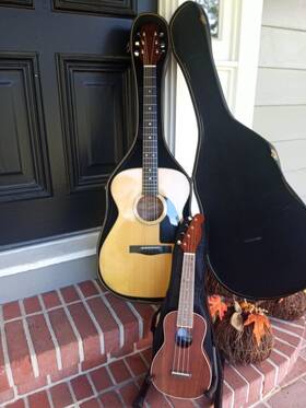 Alexus20 Fender 1991 Cali Coast Ukulele Both Near Mint And Setup To Play