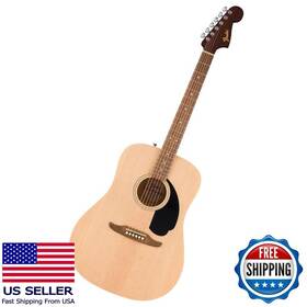 B07z4jf7bd Fender Acoustic Guitar Redondo Series For Beginners 2-year Warranty Natural Finish