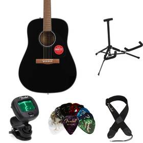 Cd60bkesbn Fender Cd-60 Acoustic Guitar Essentials Bundle - Black