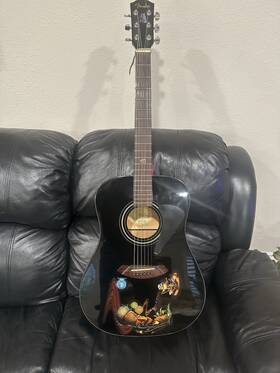 Cs-07041648 Fender Inch Monkey Business Six String Acoustic-electric Guitar