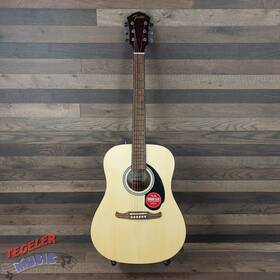 Fa-125na Fender Used- Acoustic Guitar Natural Finish Dreadnought Body Shape