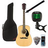 Fa125 Fender Acoustic Guitar With Gig Bag Tuner Strap And Picks