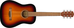 0971170103 Fender Model Fa-15 Sunburst 3/4 Size Steel Stringed Acoustic Guitar With Bag Demo