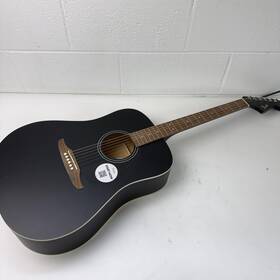 0974000506 Fender Musical Instruments Corporation California Debut Redondo Series Acoustic Guitar Beginner Black