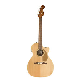 0970743021 Fender Newporter Player Acoustic Guitar Walnut Fingerboard Natural