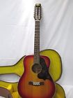 Fg-412sb Yamaha Cherry Sunburst Acoustic Guitar Taiwan