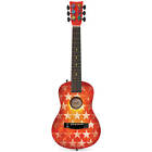 Fg4084 First Act Discovery Designer Acoustic Guitar Orange Stars Musical Intruments