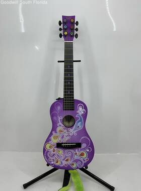 Fg3804 First Act Discovery Purple Peacock Pattern 6-string Acoustic Guitar